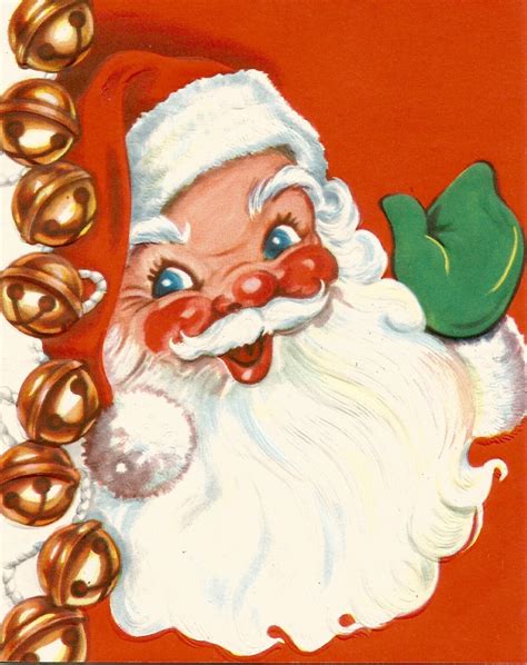 pictures of vintage santa claus